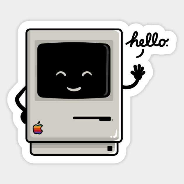 Hello Sticker by mebzart